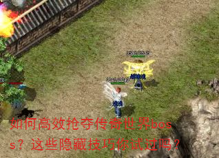 如何高效抢夺传奇世界boss?这些隐藏技巧你试过吗? 如何高效抢夺传奇世界boss?这些隐藏技巧你试过吗?