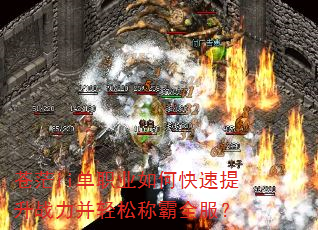 苍茫ii单职业如何快速提升战力并轻松称霸全服? 苍茫ii单职业如何快速提升战力并轻松称霸全服?