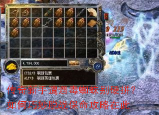 传奇新手遭遇毒蜘蛛别硬拼?如何巧妙脱战保命攻略在此 传奇新手遭遇毒蜘蛛别硬拼?如何巧妙脱战保命攻略在此