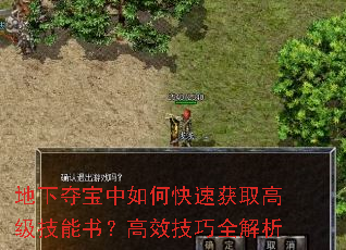 地下夺宝中如何快速获取高级技能书?高效技巧全解析 地下夺宝中如何快速获取高级技能书?高效技巧全解析