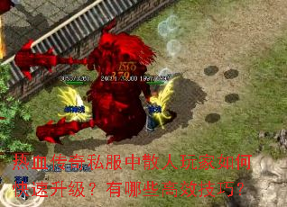 热血传奇私服中散人玩家如何快速升级?有哪些高效技巧? 热血传奇私服中散人玩家如何快速升级?有哪些高效技巧?