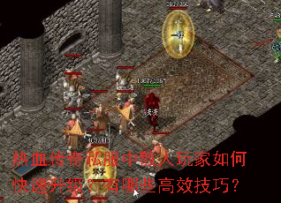热血传奇私服中散人玩家如何快速升级?有哪些高效技巧? 热血传奇私服中散人玩家如何快速升级?有哪些高效技巧?