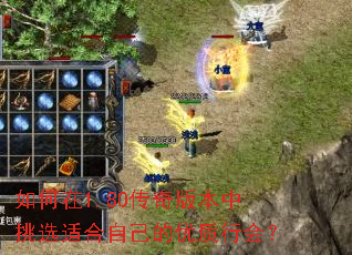 如何在1.80传奇版本中挑选适合自己的优质行会? 如何在1.80传奇版本中挑选适合自己的优质行会?
