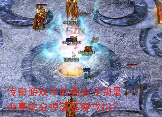 传奇游戏中的粪虫怪物是否真的会掉落麻痹戒指? 传奇游戏中的粪虫怪物是否真的会掉落麻痹戒指?