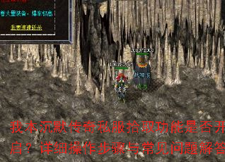 我本沉默传奇私服拾取功能是否开启?详细操作步骤与常见问题解答 我本沉默传奇私服拾取功能是否开启?详细操作步骤与常见问题解答