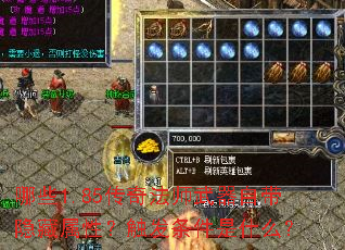 哪些1.85传奇法师武器自带隐藏属性?触发条件是什么? 哪些1.85传奇法师武器自带隐藏属性?触发条件是什么?