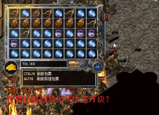 传奇私服勋章如何快速升级? 传奇私服勋章如何快速升级?