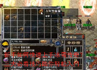 新手如何快速上手冰雪传奇?三大必看技巧助你轻松入门 新手如何快速上手冰雪传奇?三大必看技巧助你轻松入门