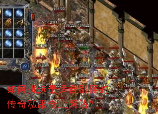 如何挑选最适合刷怪的传奇私服专业网站? 如何挑选最适合刷怪的传奇私服专业网站?