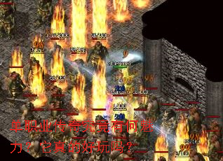 单职业传奇究竟有何魅力?它真的好玩吗? 单职业传奇究竟有何魅力?它真的好玩吗?