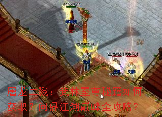 屠龙二戮:武林至尊秘籍如何获取?问鼎江湖巅峰全攻略? 屠龙二戮:武林至尊秘籍如何获取?问鼎江湖巅峰全攻略?