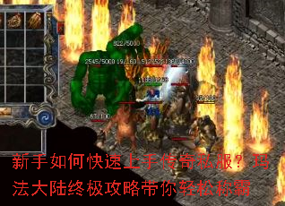 新手如何快速上手传奇私服?玛法大陆终极攻略带你轻松称霸 新手如何快速上手传奇私服?玛法大陆终极攻略带你轻松称霸