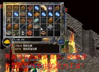 黄金套装与黑铁套装,究竟谁才是微变传奇中的战力王者? 黄金套装与黑铁套装,究竟谁才是微变传奇中的战力王者?